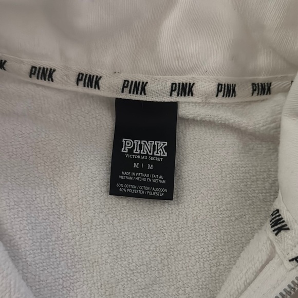 Victoria's Secret PINK White Pullover - Picture 2 of 4